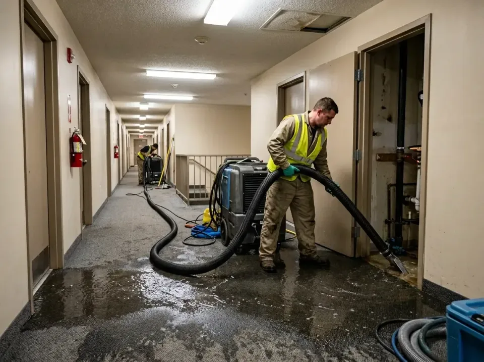 multi-unit-apartment-hallway-f-005 — frequently asked questions, Emergency Burst Pipe Water Extraction & Removal in East Riv…